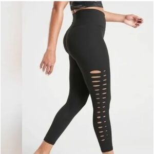 Athleta Illuminate On Your Mark 7/8 High-Waist Leggings with Side Cutouts Size S